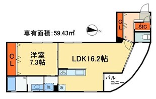 ラヴィベル本千葉の物件間取画像